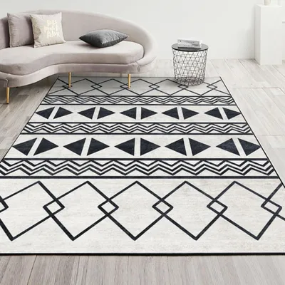Immagine prodotto di Tappeto da esterno resistente alle intemperie, 200x300 cm, color crema, motivo geometrico