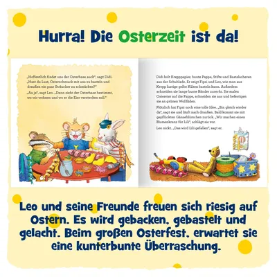 Produktbild von Leo Lausemaus und die Osterüberraschung: Pappbilderbuch mit einer Ostergeschichte für Kinder ab 3 Jahren