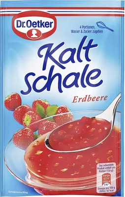 Produktbild von Dr. Oetker Kaltschale Erdbeer 53g