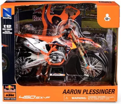 Produktbild von KTM 450 SX-F Red Bull Aaron Plessinger 1:12 – Daffi