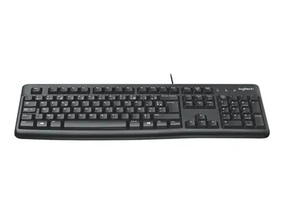Produktbild von Logitech K120, Kabelgebunden, USB, QWERTZ, Schwarz