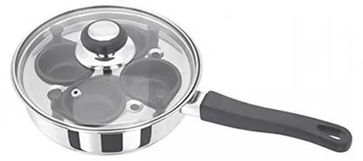 Produktbild von Famanu Eierpocher Edelstahl für 4 Eier mit Antihaftbeschichtung - 21 cm