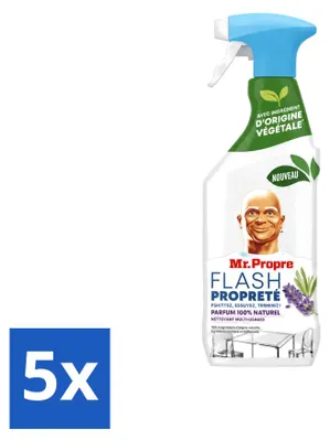Produktbild von 5 x Mr. Proper Allesreiniger Spray Lavendel & Rosmarin - 800 ml - Vorteilspackung - 5 Stücke