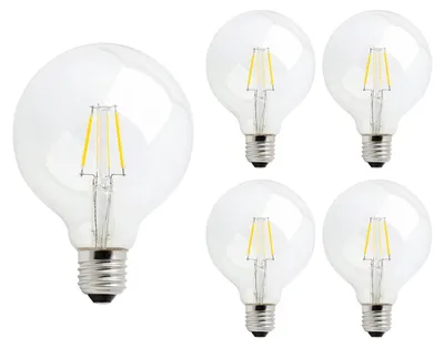 Produktbild von Spectrum E27 LED Lampe 4W 450lm 2700K Warmweiß 230V 95mm 5 Stück