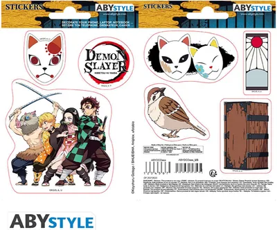 Produktbild von DEMON SLAYER - Stickers - 16x11cm/ 2 sheets - Slayers