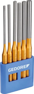 Immagine prodotto di Gedore 119 L - - Splinttreiber-Satz, lange Form, 6-tlg im PVC-Halter 8866290