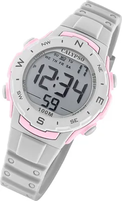Immagine prodotto di Orologio digitale da donna Calypso K5801/1 Orologio da polso sportivo in plastica grigio UK5801/1
