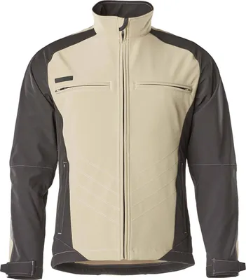 Produktbild von MASCOT® Herren Softshelljacke DRESDEN khaki, schwarz Größe M