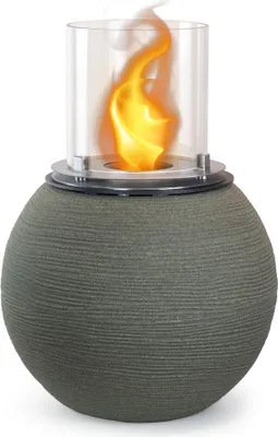 Image de Botticelli - Cheminée au bioéthanol de sol ø 40xH54 cm, vert