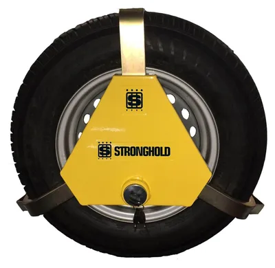 Productafbeelding van Wielklem - Driehoekig - Bandbreedte 175 tot 195 mm - Diameter 504 tot 704 mm - Caravan en aanhanger