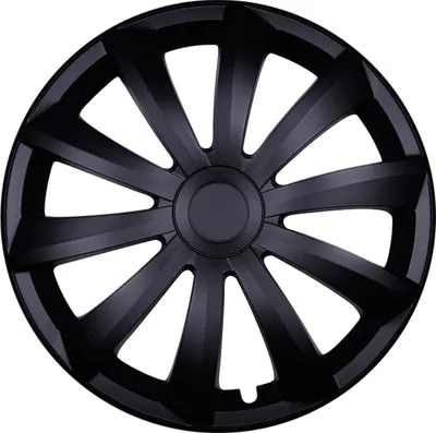 Produktbild von 4x PREMIUM DESIGN Radkappen Radzierblenden Blenden Gral 16 ZOLL #72 in Schwarz