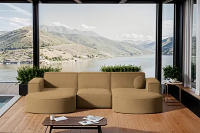 Produktbild von Kaiser Möbel Gartenmöbel Ecksofa,Couch ,Sofa U-Form Garten Modena Studio U Patio Capucino