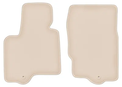Produktbild von DURBAN Beige Velours-Fußmatten vorne für Infiniti QX70 SUV (2008-2017)