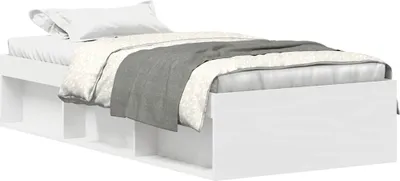 Produktbild von vidaXL Bettgestell Weiß 75x190 cm