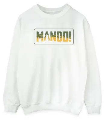 Immagine prodotto di Star Wars - Felpa da uomo "The Mandalorian" BI46712 (XL) (bianco)