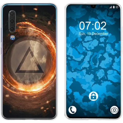 Produktbild von PhoneNatic Case kompatibel mit Huawei P30 Silikon-Hülle Element Feuer M3