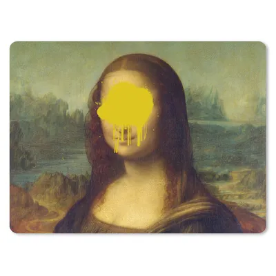 Produktbild von MuchoWow® Mauspad Mousepad Mona Lisa - Leonardo da Vinci - Gemälde 23x19 cm - Mousepads - Maus Mat - Pad - Mausunterlage - Schreibtischunterlage - Mauspad