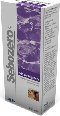 Produktbild von SEBOZERO Antiseborrhoisches Shampoo für Hunde, Katzen, Hunde, GEULINCX 250 ml