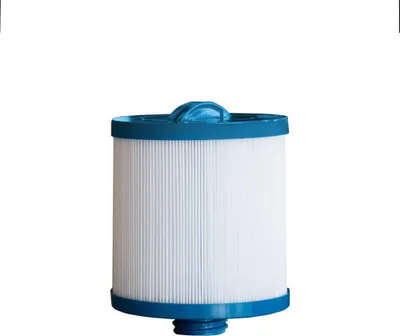 A product shot of a pool filter cartridge.