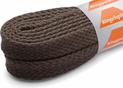 Produktbild von RINGELSPITZ - Flach Medium Fein – Vielseitige Schnürsenkel für Jeden Anlass - 120 cm, taupe