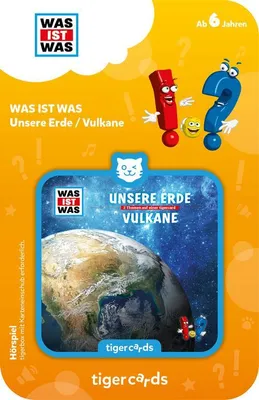 Produktbild von tigercard - WAS IST WAS - Unsere Erde / Vulkane - Tigermedia Karten