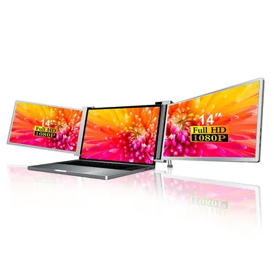 Lipa HDR-75 Dual Portable Monitor Full HD - Tragbarer monitor - Portable Monitor für Laptop - Externer Bildschirm - Auch für Windows und MacOS