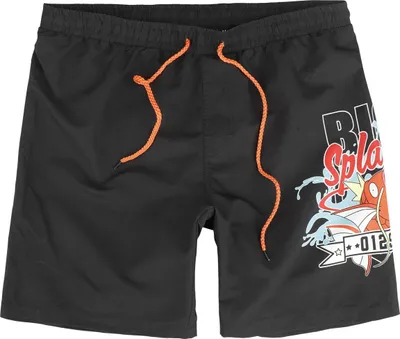 Produktbild von Pokémon Badeshort Herren Karpador schwarz S