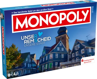 Obrázek produktu pro Merc  Monopoly - Remscheid  Brettspiel - Diverse  - (Spielwaren / Merch Brett-/Kartenspiele, Puzzle)