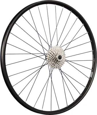 Produktbild von 29 Zoll Laufrad Hinterrad geöst Shimano Cues FH-QC400 CL Disc Set mit 9 fach Kassette