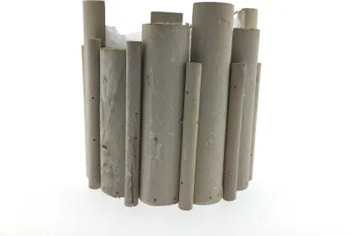 Produktbild von Blumentopf Holz Topf Blumenschale Pflanztopf Ø18cm H17cm weiß gekälkt Übertopf