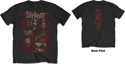 Produktbild von Slipknot Sketch Boxes Black XL T-Shirt