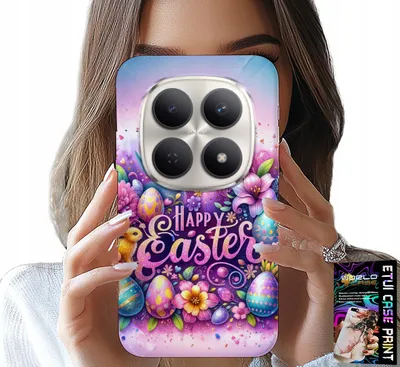Image de Etui Do Xiaomi Note 15 4G 5G - Wesołego Jajka, Wielkanoc, Pisanki Jajka