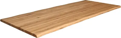 Produktbild von SYSTEM Tischplatte mit Baumkante, breit verleimt, Eichenholz, 180x90 cm