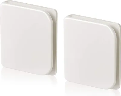 Produktbild von 2 Stück Duschvorhang Clips, Selbstklebende Vorhang Klammer Anti Splash Winddicht Ohne Bohren Stop Protect Bad Zubehör für Dusche Verschütten