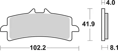 Immagine prodotto di Coppia pastiglie freno Racing SBS mescola sinterizzata 901DS-1