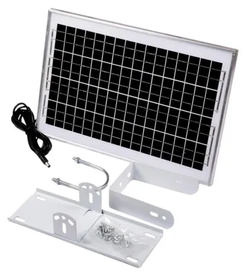 Monokristallines Solarpanel 10 W 24 V, 36 V, DC5521, 234x349x16 mm
