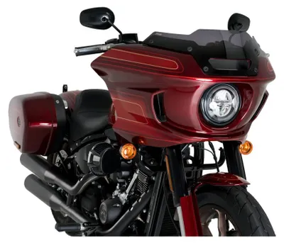 Zdjęcie produktu dla PUIG 21472F High-Road Sport pasujący do HARLEY DAVIDSON SOFTAIL LOW RIDER ST FXLRST Mocno przyciemniany