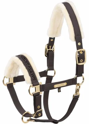 Produktbild von Eskadron Halfter FAUX LEATHER JEWEL FF black truffle Heritage HW 25/26, Größe:V