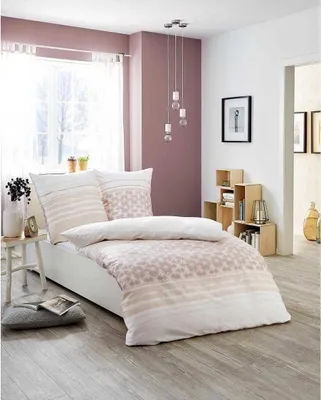 Produktbild von Kaeppel Satin Bettwäsche 135x200 cm + 80x80 cm Creme Bettbezug