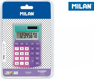 Produktbild von MILAN Kalkulator Pocet 8-pozycyjny - kieszonkowy, funkcjonalny