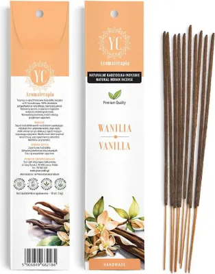 KADZIDEŁKA INDYJSKIE WANILIA (10 szt.) 16 g - YOUR CANDLE