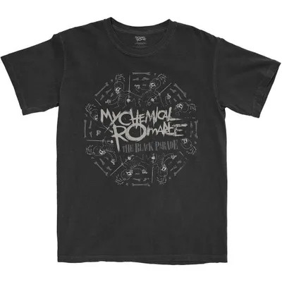 Image de T-shirt noir My Chemical Romance Circle March