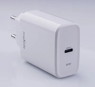 Immagine prodotto di Maxlife, caricatore da parete USB-C 30W PD QC ultraveloce, bianco