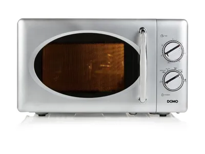 Produktbild von Domo DO3020, Arbeitsplatte, Solo-Mikrowelle, 20 l, 700 W, Drehregler, Grau