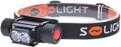 Immagine prodotto di Lampada frontale ricaricabile Solight LED, 650lm, Li-Ion