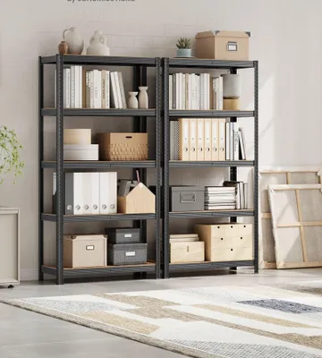 Produktbild von 2-stöckiges Regal – robust – 50 x 100 x 180 cm – grau