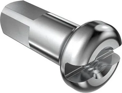 Produktbild von DT Swiss Alu Prolock Nippel 2.0mm x 12mm silber