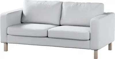 Produktbild von Dekoria Bezug für Karlstad 2-Sitzer Sofa nicht ausklappbar, weiß, Sofahusse, Karlstad 2-Sitzer