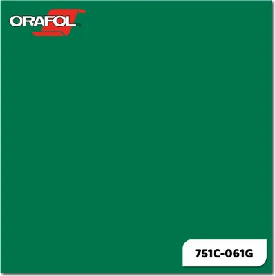 Produktbild von ORAFOL ORACAL 751C Meterware - 061 GREEN in 126 x 100cm