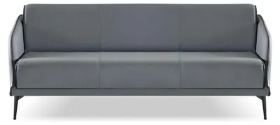 Zdjęcie produktu dla Trójelementowa sofa, nowoczesna, szara, minimalistyczna, wszechstronna, ergonomiczna
